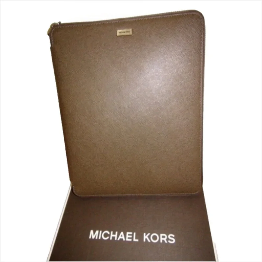 Michael Kors Saffiano Leather Tablet Case IPad Zip Around